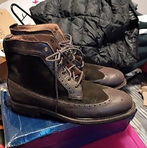 Men's Brown Leather Boots From Polo Ralph Lauren